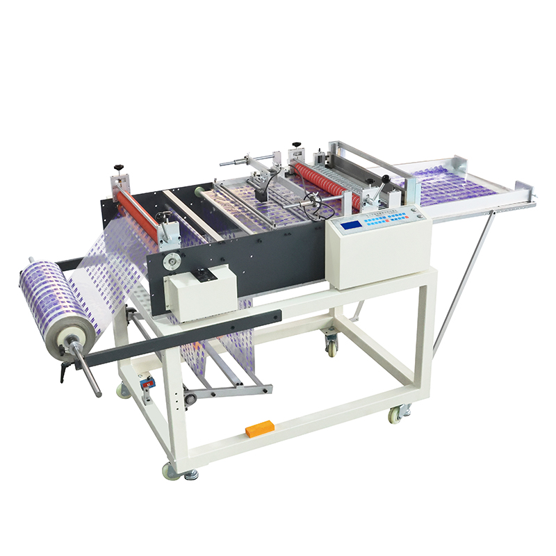 500mm Feeding Width Plastic Film Roll To Sheet Cutting Machine With Eye Mark Sensor